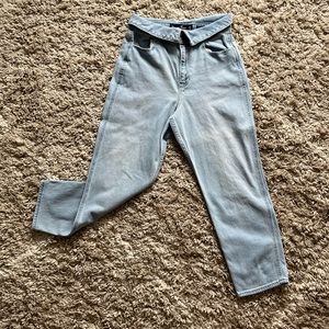 Hollister high rise mom jeans